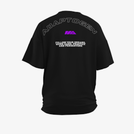 Camiseta Adaptogen Oversized Follow Preta