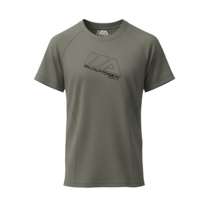 Camiseta Masculina Reglan Cinza Adaptogen