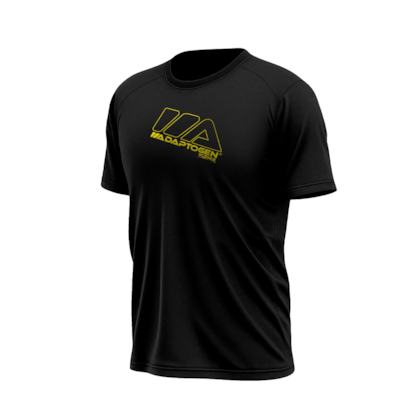 Camiseta Masculina Reglan Preta Adaptogen