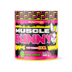 Muscle Bunny Pré Treino 3×1 300g - 3 sabores