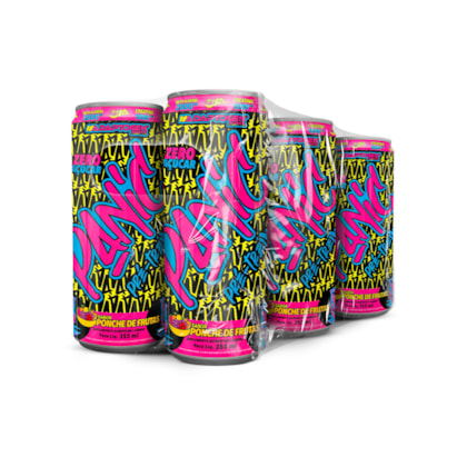 Panic Pré Treino Drink  355ml Pack com 6 un - 4 sabores