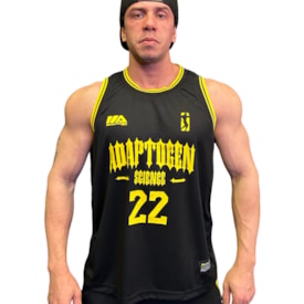 Regata Basquete Retro Preto