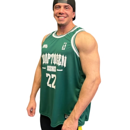 Regata Basquete Retro Verde