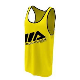 Regata Team Adaptogen Amarelo com Preto Dryfit