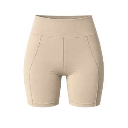 Short Mocha Feminino Adaptogen Poliamida com Bolso Atrás