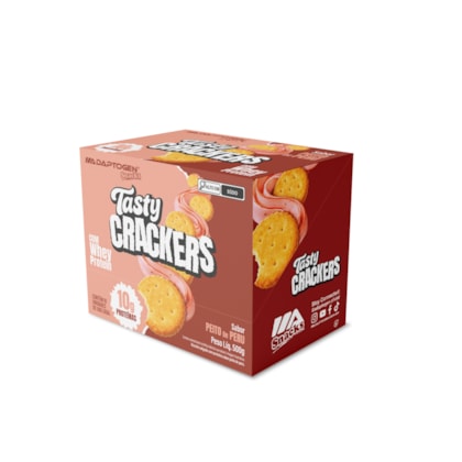 Tasty Crackers 50g - 10 un - 3 sabores