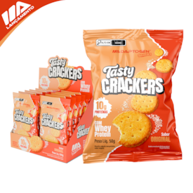 Tasty Crackers 50g - 10 un - 3 sabores