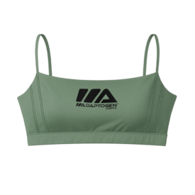 Top Alça Fina Feminino Adaptogen Verde