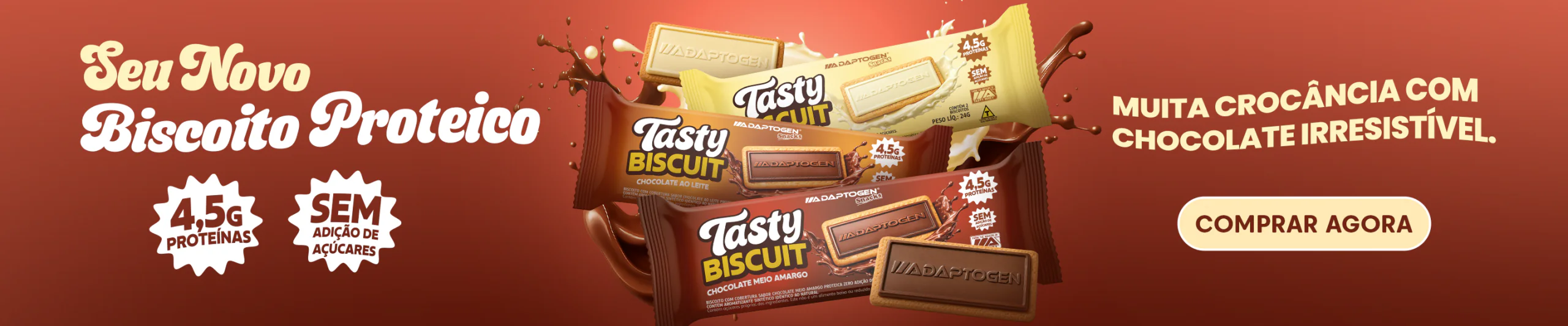 Tasty Biscuit - seu novo biscoito proteico