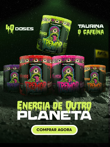 Tremor Adaptogen pré-treino em diversos sabores para suplementação esportiva, energia e desempenho nos treinos